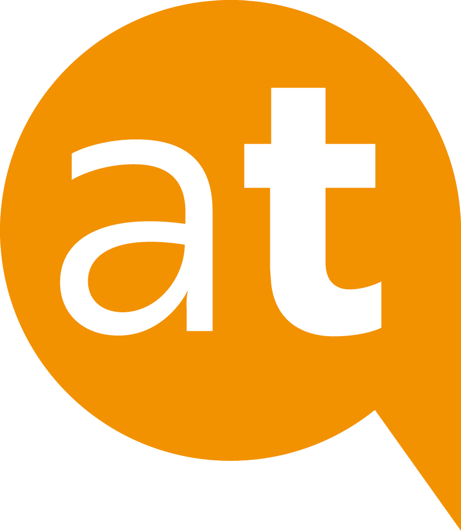 at sprechblase orange